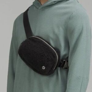 Lululemon Black Fleece Sherpa Crossbody Bag
